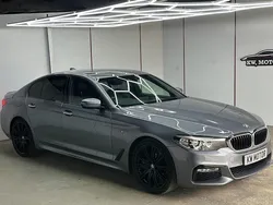 Blue Used 2018 BMW 540 M Sport Sedan | £19,984 (Fair price)