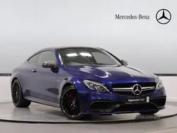 Blue Used 2018 Mercedes C63S AMG Premium Coupe | £41,995 (Fair price)