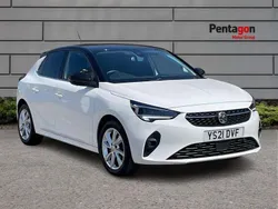 White Used 2021 Vauxhall Corsa Elite Hatchback | £14,382 (Fair price)