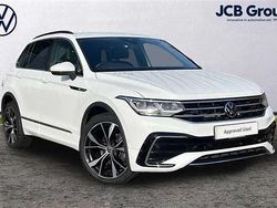 White Used 2022 VW Tiguan R-line SUV | £25,290 (Fair price)