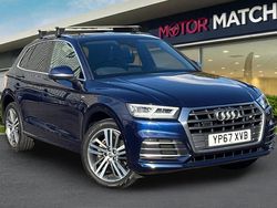 Blue Used 2017 Audi Q5 S-Line SUV | £16,500 (Fair price)