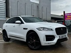 White Used 2018 Jaguar F-Pace R-Sport SUV | £18,400 (Fair price)