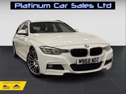 White Used 2018 BMW 320 M Sport Estate | £12,995 (Fair price)