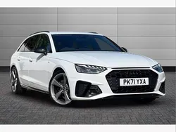 Glacier white Used 2021 Audi A4 Black Edition Estate | £24,495 (A bit pricey)