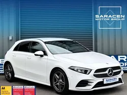 White Used 2019 Mercedes A180 AMG line Hatchback | £17,495 (Fair price)