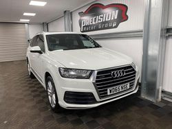 White Used 2016 Audi Q7 S-Line SUV | £18,495 (A bit pricey)