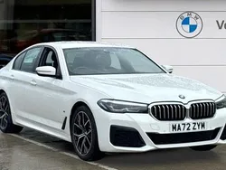White Used 2022 BMW 520 M Sport Sedan | £29,999 (Fair price)
