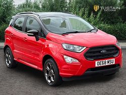 Red Used 2019 Ford Ecosport ST-Line SUV | £9,499 (Fair price)