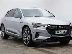 Silver Used 2020 Audi e-tron Advanced SUV | £27,995 (Expensive)