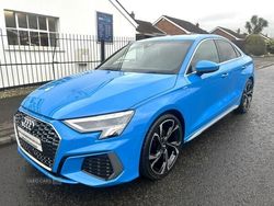 Blue Used 2021 Audi A3 S-Line Sedan | £21,995 (Fair price)