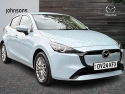 Blue Used 2024 Mazda 2 Exclusive-Line Hatchback | £15,520 (Fair price)