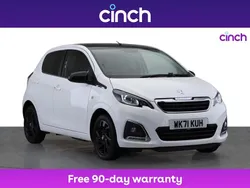 White Used 2021 Peugeot 108 Allure Hatchback | £9,849 (A bit pricey)