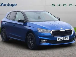 Race blue metallic black magic pearl effect Used 2022 Skoda Fabia Colour Edition Hatchback | £14,690 (A bit pricey)