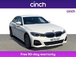 White Used 2020 BMW 330e M Sport Sedan | £18,699 (Fair price)