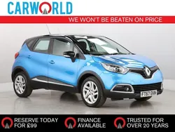 Blue/black Used 2017 Renault Captur Dynamique SUV | £4,990 (Good price)
