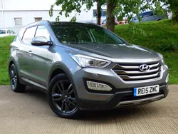 Silver Used 2015 Hyundai Santa Fe Premium SE SUV | £9,700 (Fair price)