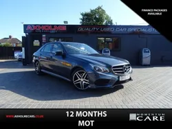 Grey Used 2015 Mercedes E220 AMG Sedan | £7,495 (Fair price)