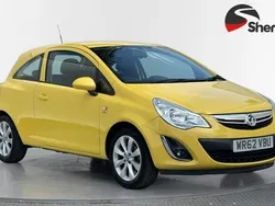Yellow Used 2012 Vauxhall Corsa Active Hatchback | £3,499 (Good price)