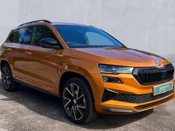 Phoenix orange metallic Used 2023 Skoda Karoq SportLine SUV | £27,928 (Fair price)