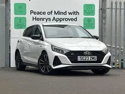White Used 2023 Hyundai i20 N Line Hatchback | £15,795 (Fair price)