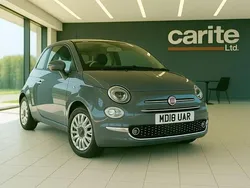 Grey Used 2018 Fiat 500 Lounge Hatchback | £6,795 (Fair price)
