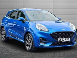 Desert island blue Used 2022 Ford Puma ST-Line Hatchback | £18,000 (Fair price)