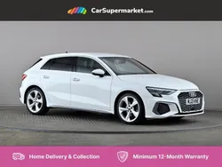 White Used 2021 Audi A3 S-Line Hatchback | £18,697 (Good price)