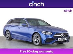 Blue Used 2022 Mercedes C300 AMG line Estate | £26,349 (Super price)