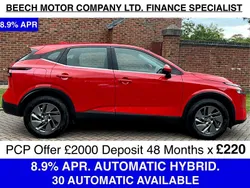Red Used 2022 Nissan Qashqai Acenta Premium SUV | £17,490 (Good price)