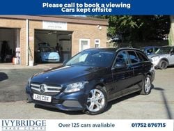 Blue Used 2015 Mercedes C220 Executive Estate | £6,395 (Fair price)
