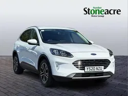 White Used 2020 Ford Kuga Titanium SUV | £14,990 (Fair price)