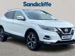 White Used 2018 Nissan Qashqai Tekna SUV | £11,750 (Fair price)