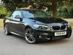 Black Used 2018 BMW 218 M Sport Cabriolet | £12,799 (Fair price)