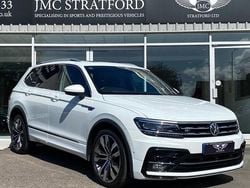 White Used 2020 VW Tiguan Allspace R-line SUV | £22,250 (Fair price)
