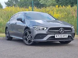 Grey Used 2023 Mercedes CLA250e AMG Line Premium Sedan | £24,498 (Fair price)