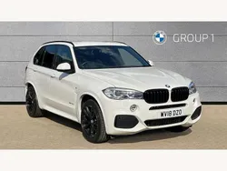 White Used 2018 BMW X5 M Sport SUV | £28,454 (Fair price)
