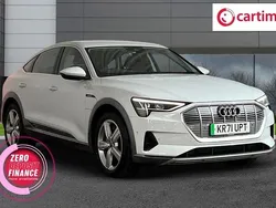 White Used 2021 Audi e-tron Design SUV | £23,750 (A bit pricey)