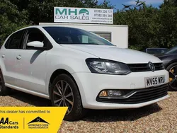 White Used 2015 VW Polo SE Hatchback | £7,995 (Fair price)