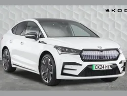White Used 2024 Skoda Enyaq iV vRS SUV | £32,000 (Fair price)
