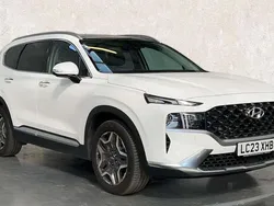 White Used 2023 Hyundai Santa Fe Ultimate SUV | £34,128 (Fair price)