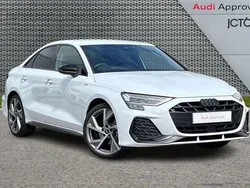 White Used 2025 Audi A3 Black Edition Sedan | £32,499 (Expensive)