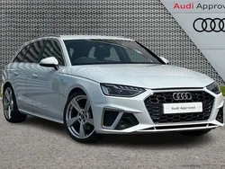 White Used 2023 Audi A4 S-Line Estate | £25,694 (Fair price)