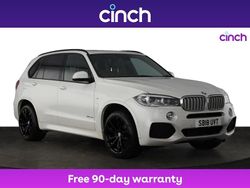 White Used 2018 BMW X5 M Sport SUV | £26,449 (Fair price)