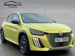 Yellow New 2024 Peugeot e-208 GT Hatchback | £25,495 (Fair price)