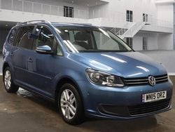 Atlantic blue Used 2015 VW Touran SE MPV | £8,975 (Super price)