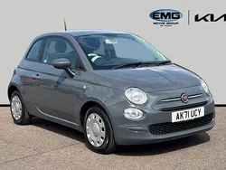 Grey Used 2021 Fiat 500 Pop Hatchback | £8,395 (Good price)