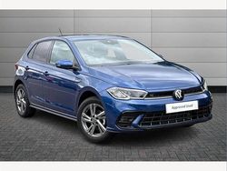 Reef blue Used 2025 VW Polo R-line Hatchback | £21,999 (Fair price)