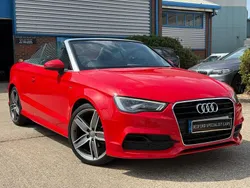 Red Used 2015 Audi A3 Cabriolet S-Line Cabriolet | £17,995
