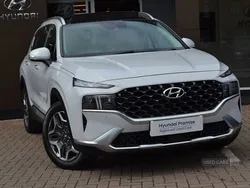 White Used 2022 Hyundai Santa Fe Ultimate SUV | £30,995 (Good price)
