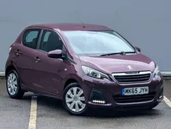 Mauve/purple Used 2015 Peugeot 108 Active Hatchback | £4,495 (Fair price)